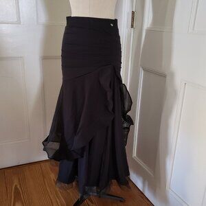 Black Ballroom Practice Skirt XS dance and sway